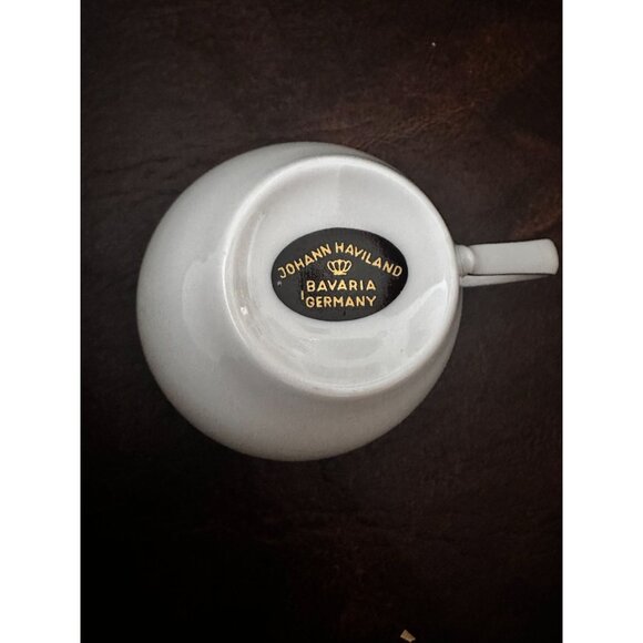 JOHANN HAVILAND 12 cups and saucers wedding ring pattern - Picture 2 of 6